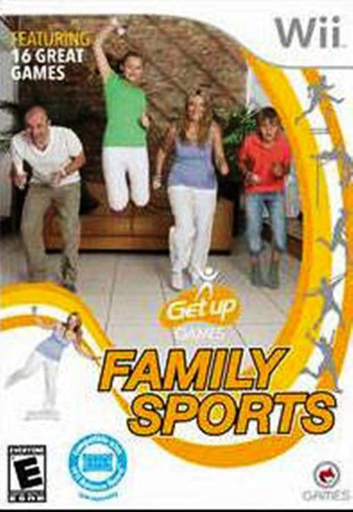 Get Up Games: Family Sports box art for Wii